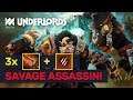 TRIPLE Crystalis Savage Build! Super Savage Assassins?! | Dota Underlords