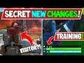 *NEW* Fortnite Update: Training Mode, MODS Coming Soon! TV Chair (Visitor) Map Changes!