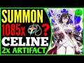 1085 BM to Summon (Celine Artifact X2)? 🎲 Epic Seven