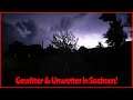 Gewitter & Unwetter in Sachsen! 😱⚠️ (Blitze, Donner, Regen, Sturm & viele's mehr) / YouTube #shorts