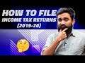How to File Income Tax Returns (ITR) Online for AY 2019-20