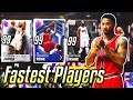 i used the FASTEST PLAYER at every position in nba 2k19 myteam....