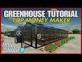 FS22 GREENHOUSE TUTORIAL TOP MONEY MAKER Farming Simulator 22 PS5