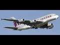 Qatar A380 China A350 & Various others - Sydney Airport - 4K