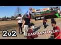 2v2 vs Trash kids | Not gonna lie has us in the first half | BASKETBALL IRL | *TEAM TAKEOVER*