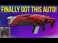 I FINALLY Got This Super Rare Auto Rifle And It Melts! Destiny 2