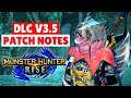 Monster Hunter Rise PATCH V3.5 GAMEPLAY TRAILER REVEAL NEW SUNBREAK DLC モンスターハンターライズ 【DLC パック3.5】 詳細
