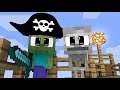 Monster School: PIRATE TREASURE HUNT CHALLENGE WITH BABY MONSTER - Funny Animation