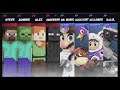 Super Smash Bros Ultimate Amiibo Fights – Steve & Co #26 Minecraft vs Retro