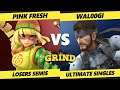 The Grind 165 Losers Semis - Pink Fresh (Min Min) Vs. Wal00gi (Snake) Smash Ultimate - SSBU