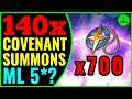 140x Covenant Summons (Moonlight 5*?) 🎲 Epic Seven
