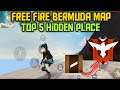 Free Fire Bermuda Map Top 5 Hidden Place || Free Fire Rank Pushing Best Hidden Place || Gwmbro