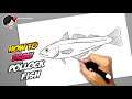 How to draw Pollock Fish