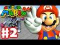 Super Mario 64 - Gameplay Walkthrough Part 2 - Whomp's Fortress 100% (Super Mario 3D All Stars)