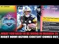 WHAT YOU NEED TO BE DOING WITH YOUR COINS RIGHT NOW! BEFORE TONS OF CONTENT! | MADDEN 20