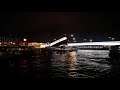 Ночной круиз на развод мостов в Питере.