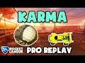 Karma Pro Ranked 2v2 POV #95 - Rocket League Replays
