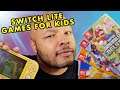 Nintendo Switch Lite -  GAMES FOR KIDS UNDER 10 YEARS OLD!
