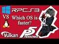 Persona 5 - RPCS3 | Ryzen 2600x | Windows vs. Linux - Which is faster for Ryzen? | Side by Side