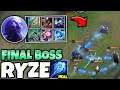 BECOME A LITERAL RAID BOSS WITH HEALING TANK RYZE! (YOU CAN'T DIE) - League of Legends