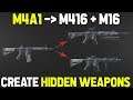 Modern Warfare | Create Hidden Weapons #01 | M4A1 ➡️ M16 & M416