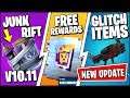 *NEW* FORTNITE UPDATE RIGHT NOW - GLITCHED ITEMS, FREE REWARDS, NEW RIFT ZONE EXPLOSION