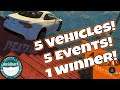 BeamNG Drive - 5 Vehicles, 5 Events, 1 Winner! STOCK PENTATHLON #01