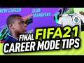 FINAL FIFA 21 CAREER MODE TIPS