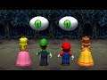 Mario Party 8 MiniGames - Peach Vs Luigi Vs Mario Vs Daisy (Master CPU)