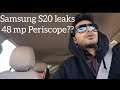 Samsung S20 leaks 48 mp Periscope #samsung