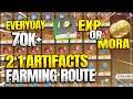 2.1 Artifacts Farming Route! | 70K+ Artifacts EXP or Mora Everyday! |【Genshin Impact】