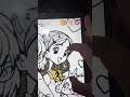 Anime Magical Girl And Manga Color By Number Anime Paint : Misumi and Yukishiro