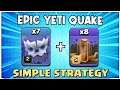 BEST TH12 ATTACK! Yeti Witch Quake Attack Th12 | Best Th12 Attack Strategy | Th12 Yeti Witch Attack