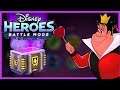 Disney Heroes Battle Mode! Working With The Queen Of Hearts! Gameplay Walkthrough