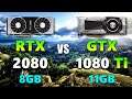 RTX 2080 8GB vs GTX 1080 Ti 11GB | PC Gameplay Benchmark Test