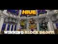 The Hive Block Drop: we won??? - Minecraft Minigame (Unedited)
