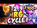 TOP LADDER with 2.9 RG FISHERMAN CYCLE! - CLASH ROYALE