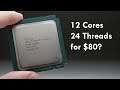 12 Core, 24 Thread CPU for $80: The Xeon E5-2651V2