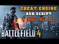 Battlefield 4 Cheat Engine - One Hit Kill (AOB Script)