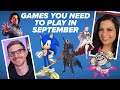 Blue Hedgehog + Mario's Archnemesis = September Games You Need to Play