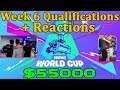 Fortnite World Cup *EMOTIONAL* Reactions to Qualification *WINNING* $50000 *WEEK 6*