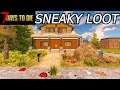 HOUSE WITH CEMENT MIXER Sneaky Loot! 7 Days to Die 1x1 #shorts