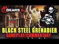 "How Many More...?" - Black Steel Locust Grenadier Gameplay - Gears 5 Operation 8