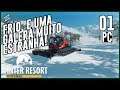 WINTER RESORT SIMULATOR #1 - FRIO E UM LUGAR COM UMA GALERA ESTRANHA! / Android / IOS / PC