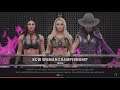 WWE 2K19 Casey Calloway VS Billie,Mandy Triple Threat Tables Elm. Match BCW Women's Title