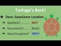 Developers Please Use Documents and Not AppData! - Computer & Tortuga Alive Update