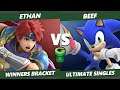 Game Underground - Ethan (Roy) Vs. Beef (Sonic) SSBU Ultimate Tournament