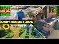 How To Get Graphics Like Minecraft Java Edition In Crafting And Building | 100% Working
