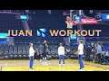 📺 Juan Toscano-Anderson (+Jordan Poole) workout/3s at Warriors pregame b4 Portland Trail Blazers