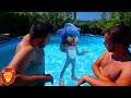 LA PISCINA DE SONIC EN LA VIDA REAL | RETO SONIC PISCINA LEON PICARON